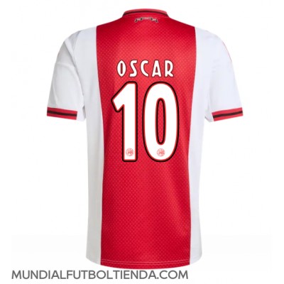 Camiseta Ajax Oscar Gloukh #10 Primera Equipación Replica 2025-26 mangas cortas Camiseta Ajax Oscar Gloukh #10 Primera Equipación Replica 2025-26 mangas cortas